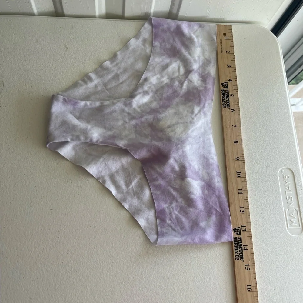 Aerie nwt no show cheeky cotton purple tie dye panties